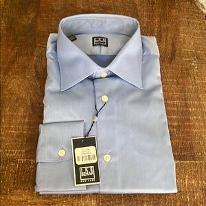 IKE BEHAR Men's Blue Dress Shirt